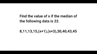 How to find the median of an even data set  median of data  Finding median of a data set  Median [upl. by Tuckie]