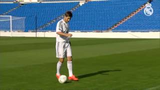 Lucas Silva pisó por primera vez el césped del Santiago Bernabéu [upl. by Mozart962]