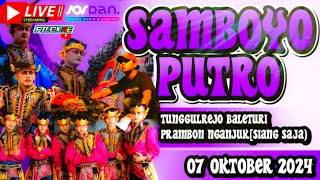 Live jaranan samboyo Putro Tunggul Rejo baleturi prambon feat Jordan audio [upl. by Dachi410]