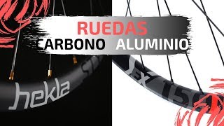 RUEDAS de CARBONO 🆚 RUEDAS de ALUMINIO  Ciclismo y MTB [upl. by Atok]