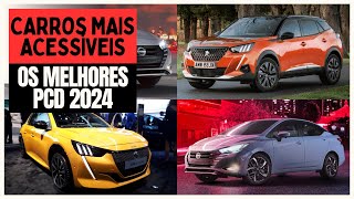 OS 5 CARROS PCD MAIS BARATOS EM 2024 Isento de IPVA IPI e ICMS [upl. by Cornia583]