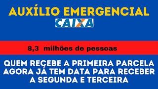 Auxílio Emergencial R 600  Quem recebe a primeira parcela já tem data para receber a 2ª e 3ª [upl. by Aicenaj]