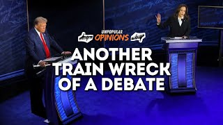 Presidential debate train wreck Moderator bias eating pets amp dodging questions [upl. by Ferrand]