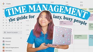 the definitive TIME MANAGEMENT GUIDE for busy but lazy people [upl. by Hploda538]