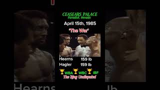 “Marvelous” Marvin Hagler Vs Thomas “The Hitman” Hearns Full fight on my channel boxing boxer [upl. by Frants132]