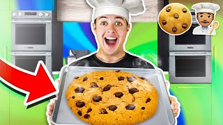 HOW TO BAKE THE WORLDS BIGGEST COOKIE [upl. by Eckel]