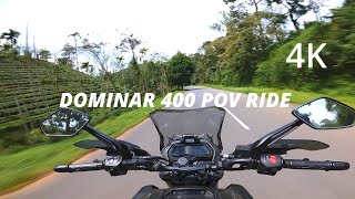 DOMINAR 400 POV RIDE  WITH MUSIC [upl. by Danit]