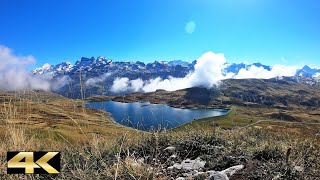 Aufziehende Quellwolken vor den Berner Alpen  Blick vom Bonistock 2169 m  Time lapse 🇨🇭 [upl. by Enyledam]