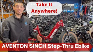 Aventon Sinch StepThru Ebike  Best Foldable Electric Bicycle [upl. by Nywnorb]