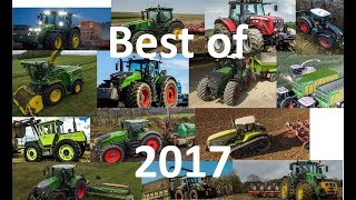 Best Of 2017 l Jahresrückblick 2017 l Fendt 1000 Claas Xerion John Deere 8R uvm [upl. by Yoshi940]