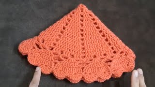 learn to make a crochet round mat to decorate your home [upl. by Enneire399]