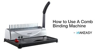 Makeasy Binding Machine  How to Install [upl. by Tlevesor892]