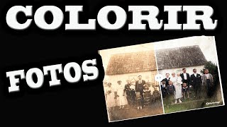 COLORIR FOTOS ANTIGAS  PRETO E BRANCO  ONLINE SEM BAIXAR PROGRAMA [upl. by Booth424]