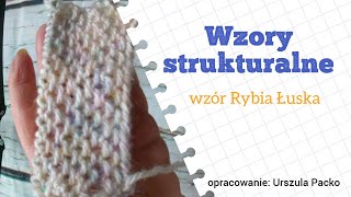 Łatwy wzór na druty Rybia Łuska Wzór na swetry narzutki czapki i wiele innych [upl. by Ramor572]