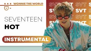 SEVENTEEN  HOT  Instrumental [upl. by Byrom]