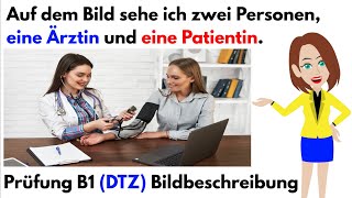 Bildbeschreibung B1  DTZ  Prüfung 2022  Mündliche Prüfung Teil 2 [upl. by Edme333]