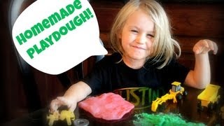 HOMEMADE PLAYDOUGH RECIPE CHEAP AND EASY [upl. by Velma663]