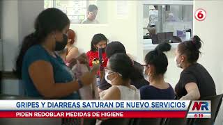 Gripes y diarreas saturan los servicios de emergencia en centros médicos [upl. by Liggitt]