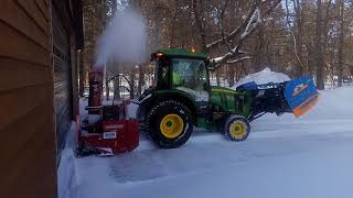 Tractor snow removal [upl. by Arimihc896]