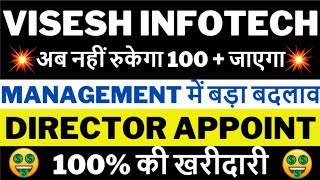 CEO का फैसला  Visesh Infotech Latest News  MPS Info Share Latest News  Visesh Infotechnic Target [upl. by Ahsin]