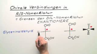 Chirale Verbindungen in RSNomenklatur  Chemie  Organische Chemie [upl. by Toffey878]