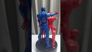 Avengers superheroes action figures iron spiderman vs patriot ironman shorts avengers superheroes [upl. by Brause572]