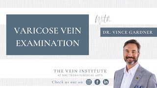 Varicose vein examination [upl. by Annaesor]