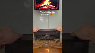 Winter 2025🥶🔥🪵 winter fire fireplace diffuser relaxing [upl. by Aicats]