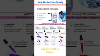 Gram Staining shortvideo lab labtechnician [upl. by Norraf747]