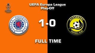 Rangers  Alashkert 10 UEFA Europa League 202122 [upl. by Pip]