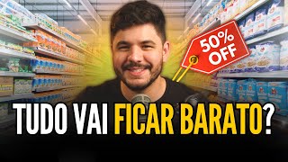 🚨 CONFIRMADO TUDO VAI FICAR MAIS BARATO Deflação no Brasil [upl. by Hasila]