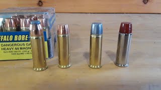 44 Magnum Bear Loads Penetration Test  Buffalo Bore amp Underwood vs 2x10 Lumber [upl. by Fernanda377]