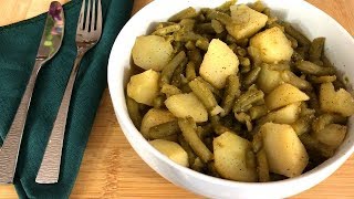 How to make Green Beans and Potatoes  Southern Style Recipe [upl. by Sadowski]