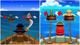 Mario Party The Top 100 vs Mario Party 1  All MiniGames Comparison n64 vs 3DS [upl. by Ridgley]