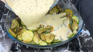 Ce n’est pas un gratin ni une quiche 🥒 Une nouvelle façon de cuisiner les courgettes 👩🏻‍🍳 [upl. by Colan42]