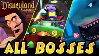 Disneyland Adventures All Bosses  Boss Fights PC Xbox One X360 [upl. by Amrak]