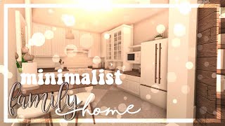 bloxburg  minimalist family home 97k ♡ [upl. by Mordy113]