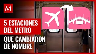 Éstas son 5 estaciones del Metro CdMx que tuvieron que cambiar de nombre [upl. by Llerdnod]