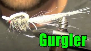 Gurgler Saltwater Popper Topwater Streamer Fly Tying Instructions  Jack Gartside Fly Pattern [upl. by Eikkin]