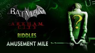 Batman Arkham City  Riddles  Amusement Mile [upl. by Canty878]