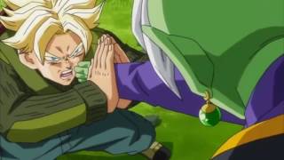 Trunks Vs Zamasu  Trunks Final Flash HD [upl. by Ardnaeed388]