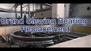 brand slew ring bearing replacement design [upl. by Quitt]