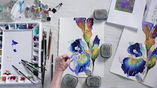 Watercolor Painting Tutorial with Carol Carter [upl. by Triny]