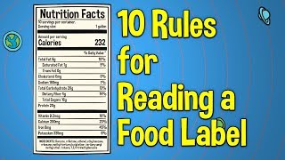 10 Rules For Reading a Food Label [upl. by Etnuaed]