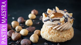 Chocolate and Hazelnut Choux Craquelin  Pastry Maestra [upl. by Stetson]