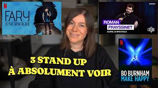 3 SPECTACLES DE STAND UP A VOIR  Roman Frayssinet Bo Burnham et Fary [upl. by Yesrej87]