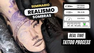 SEMINARIO REALISMO  COMO HACER UN RETRATO TATTOO [upl. by Edison]