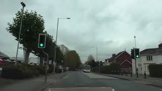 Driving On Tudor Way Bromyard Road Watery Lane amp Bransford Road Worcester Worcestershire England [upl. by Bickart]