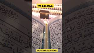 wa zakariya  surah al anbiya [upl. by Tehr18]