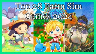 TOP 28 Des Jeux Farm Sim 2024 Farm Sim Games [upl. by Edme]